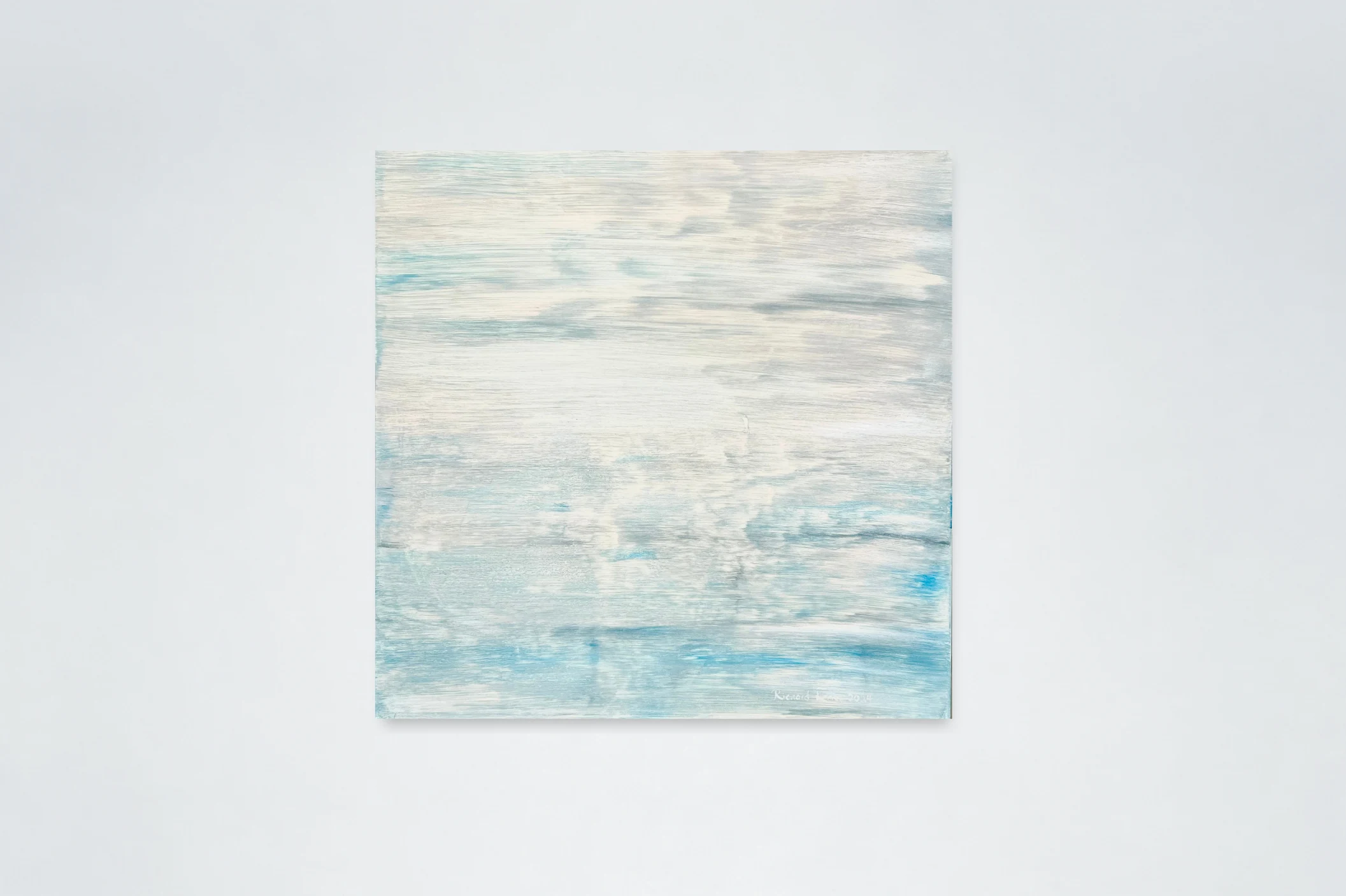 Alone in the Moment, 2024, acrylic and pastel on canvas