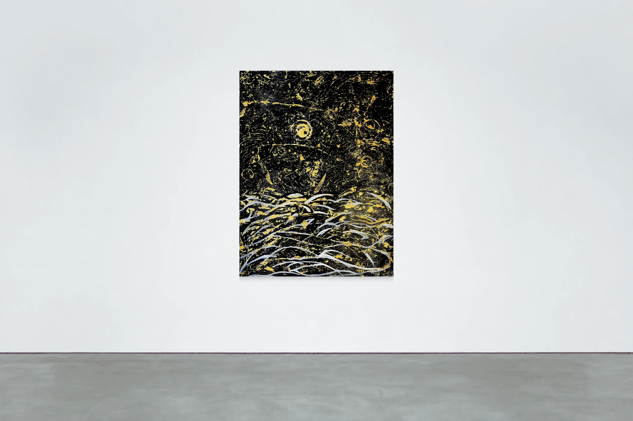 Breaths and Beholds, 2023, acrylic and pastel on canvas