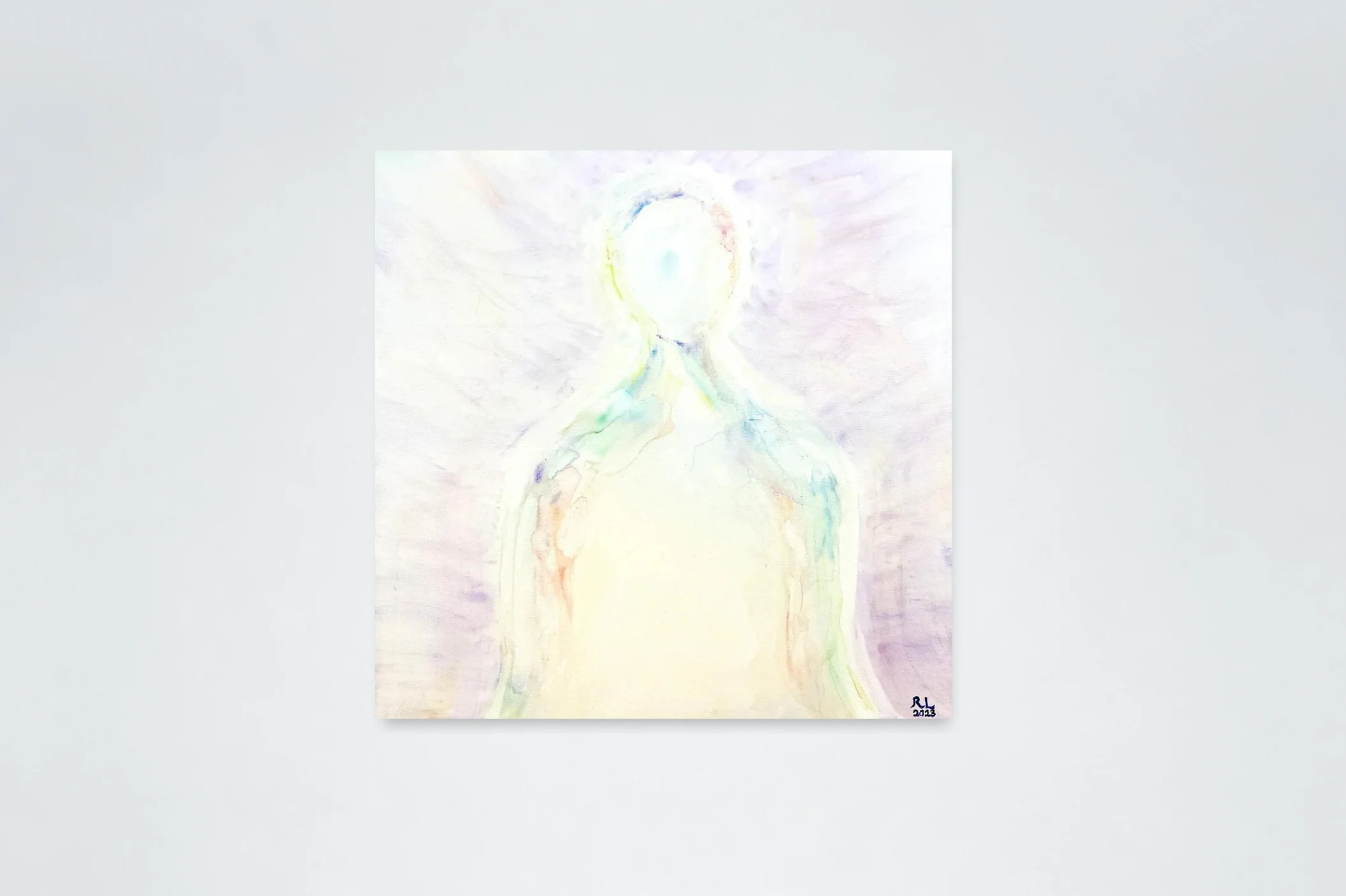 Radiance InsideOut, 2023, acrylic and pastel on canvas
