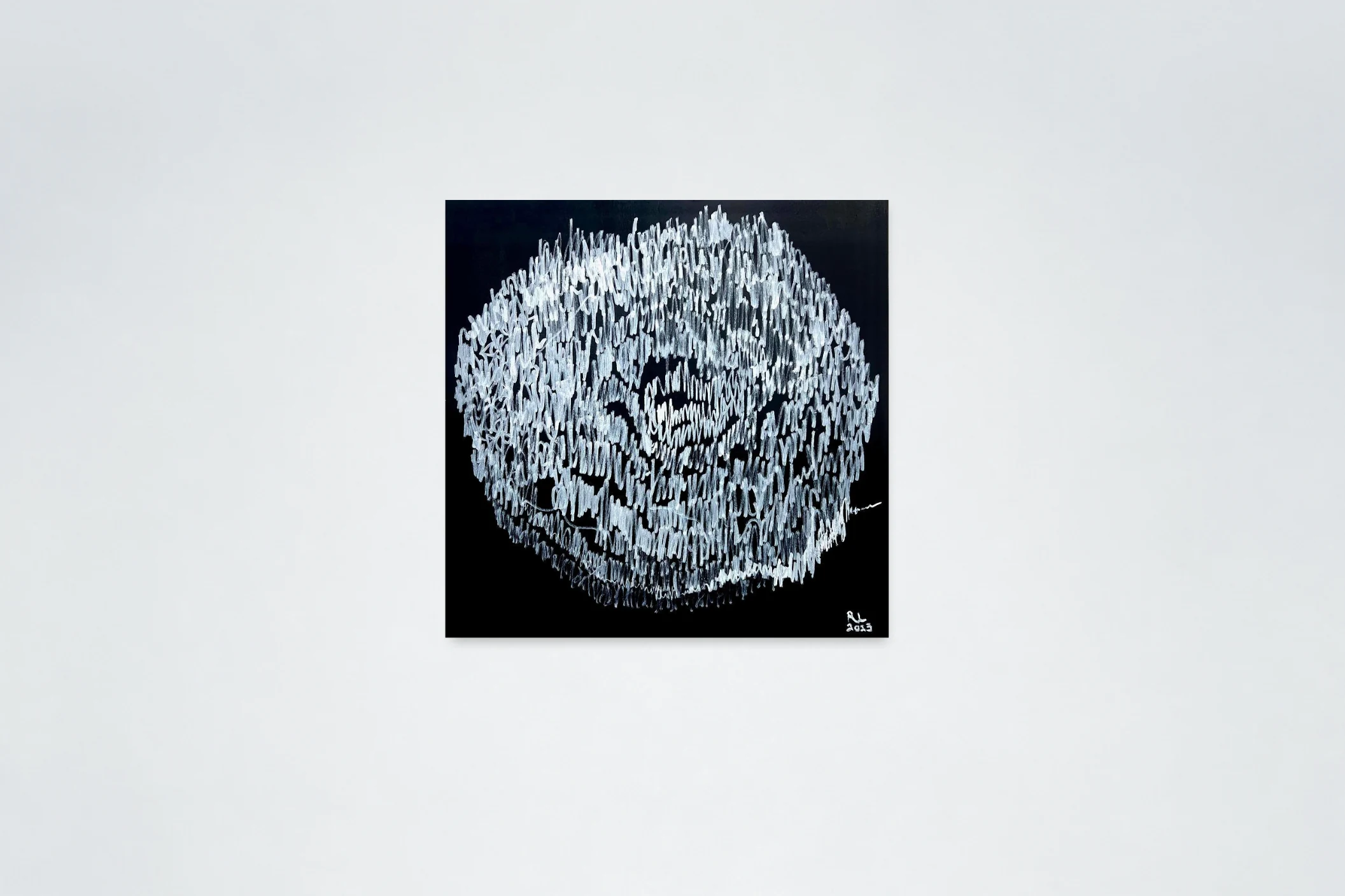 Spiral of Vitality, 2023, acrylic and pastel on canvas
