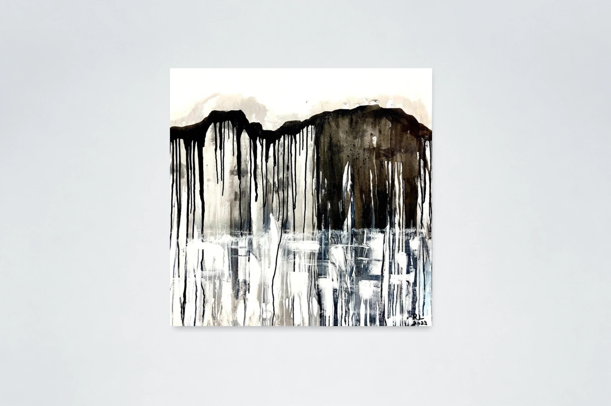 The Cloud Perspective, 2023, acrylic and pastel on canvas