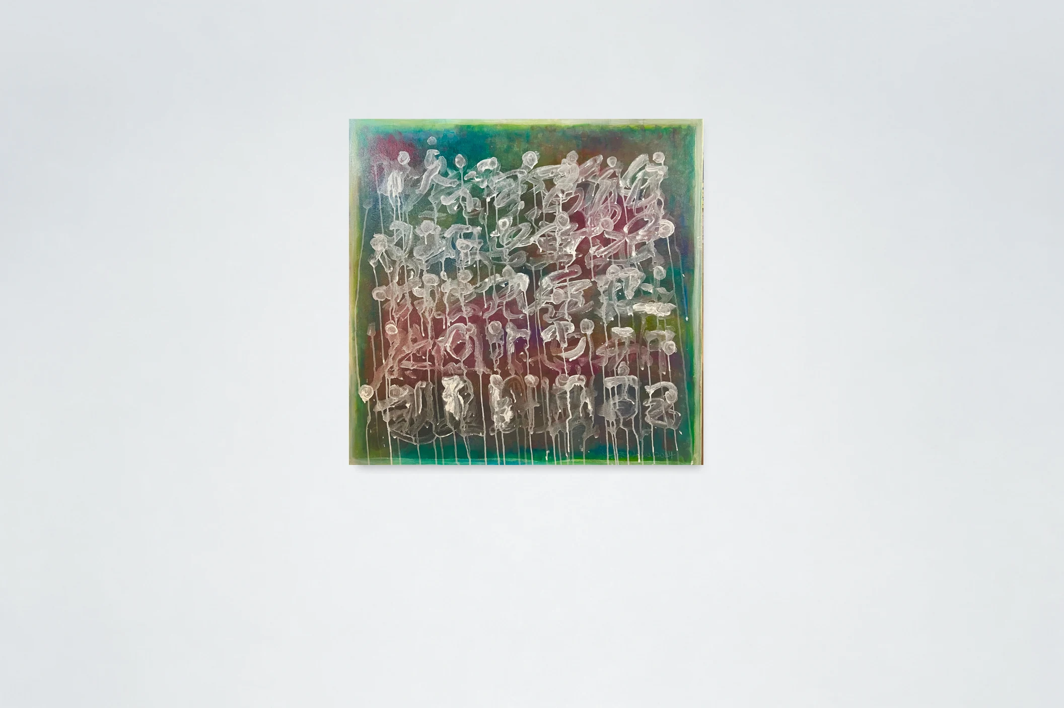 The Collective Mind, 2023, acrylic and pastel on canvas
