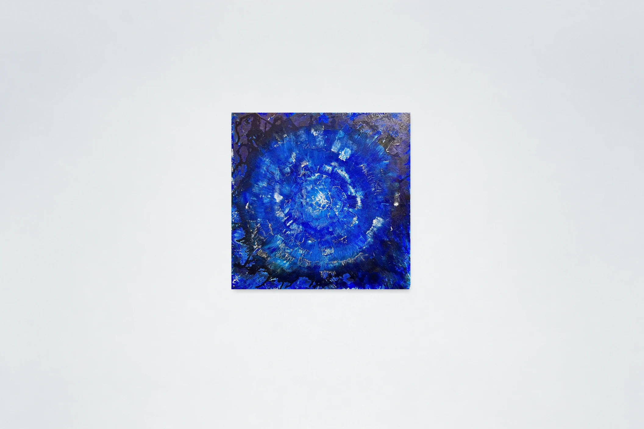 Wave, 2024, acrylic and pastel on canvas